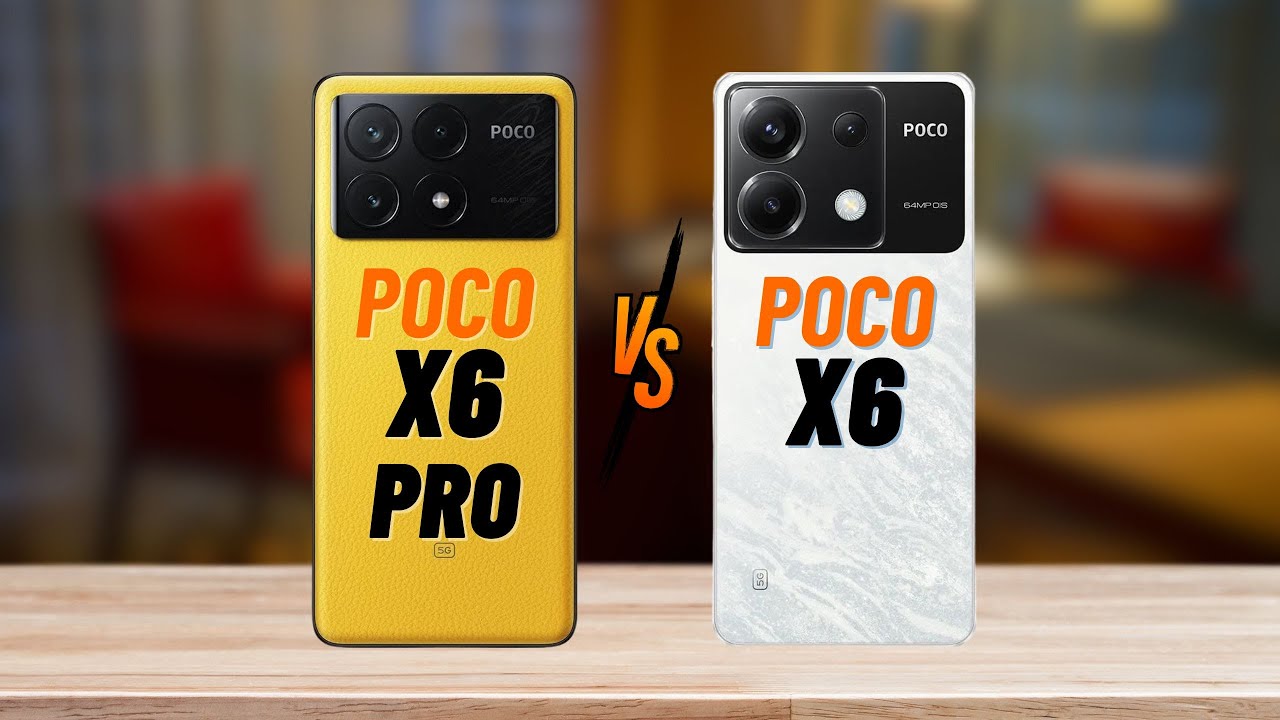 Poco X6 Pro 5G vs Poco X6 5g ⚡ Comparison Video 