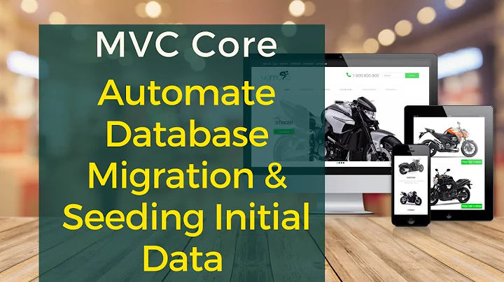 Automate Database migration and Database Seeding in asp.net core