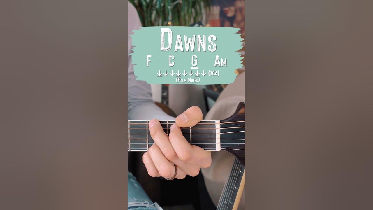 Dawns Zach Bryan Guitar Tutorial (feat. Maggie Rogers) // Dawns Guitar