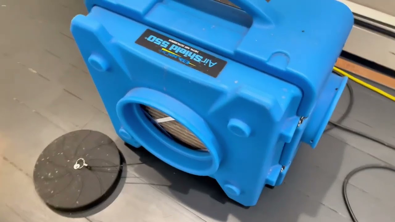 HEPA Air Scrubber for DIY Projects | Best Dust Control for Drywall & Construction