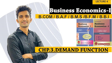 DEMAND FUNCTION |Business Economics LECTURE-4|BCOM,BAF,BMS,BFM,BBI