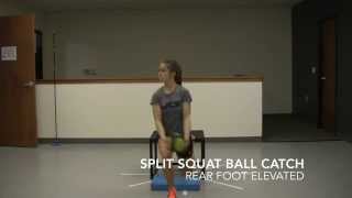 Split Squat Ball Catch Profile
