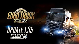 Changelog for ETS2 Update 1.35