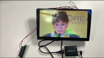 Car ISDB-T One Seg Digital CVBS Mobile Digital TV Receiver Mobile MPEG4 MPEG2 Digital set top box