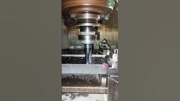 Counter bore in vmc machine@a.k6350#cnc #automobile #hmc #machinetools #5axis #5axiscnc