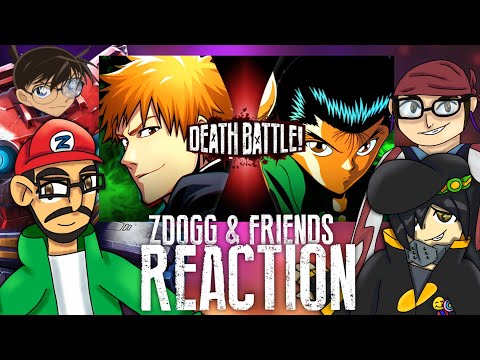 ZDogg and Friends React to Ichigo vs Yusuke | DEATH BATTLE!