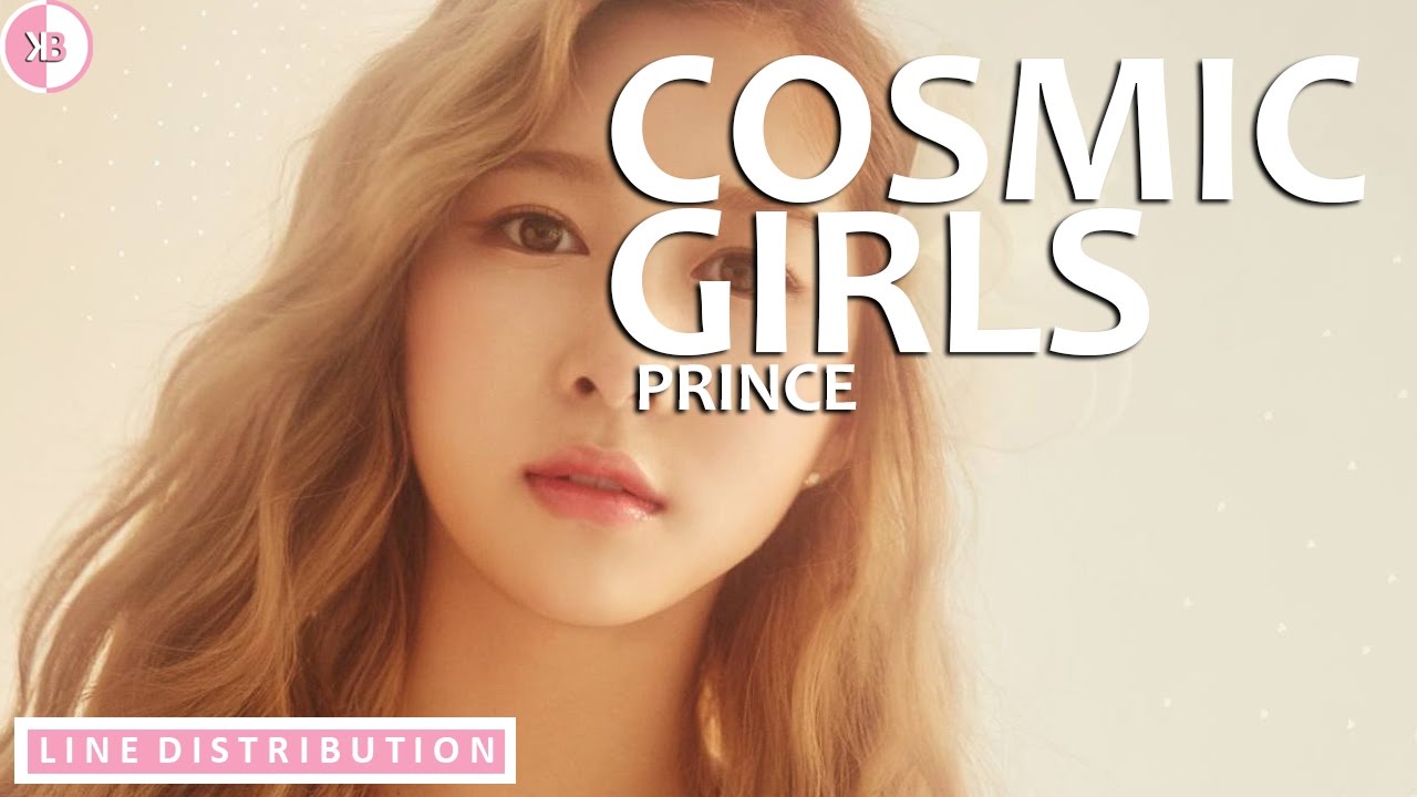 Cosmic Girls - Prince: Line Distribution (Color Coded)