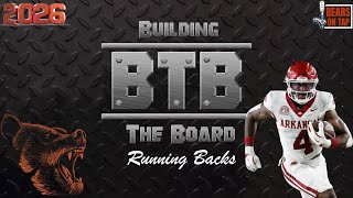 Building the Board: Running Backs | Chicago Bears 2026 NFL Draft Podcast
