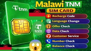 TNM Malawi SIM Card Codes Telekom Networks Malawi Balance Data Recharge Offers #worldwork50  screenshot 2