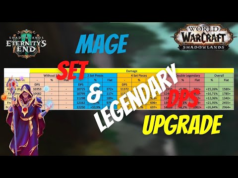 Finding the Best Mage Spec in Patch 9.2 - Damage Gains From Mage Set and Double Legendary