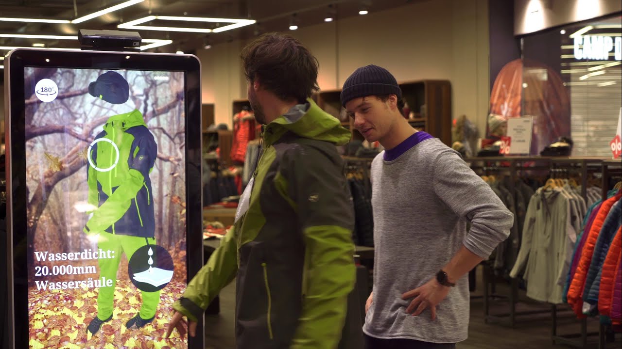 Retail Virtual Mirror for 3D photoscan clothing in high quality YouTube