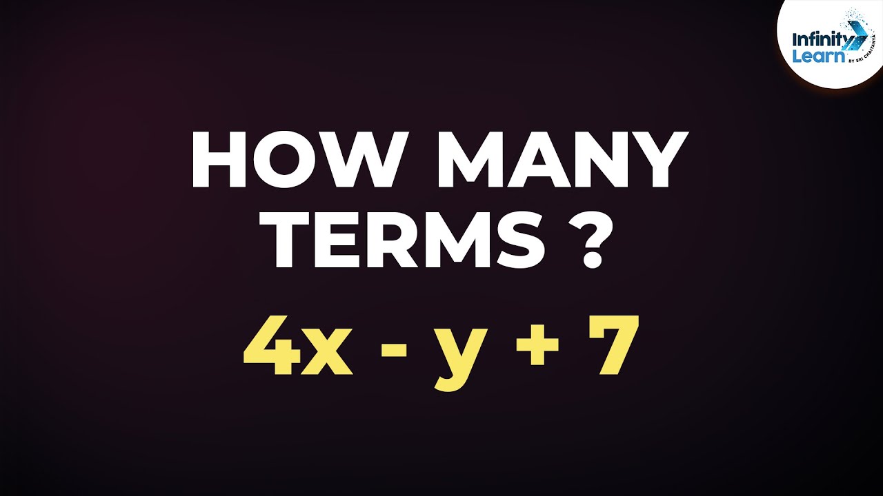 How Do We Count The Number Of Terms In An Algebraic Expression? | Don'T Memorise