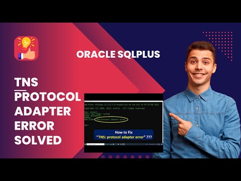 TNS Protocol Adapter Error in SQL Plus 100% Solution