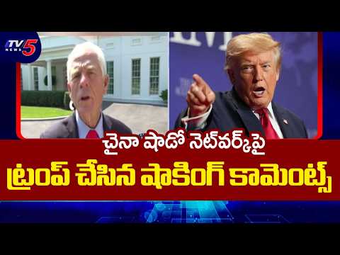 అమెరికాను చీట్ చేస్తున్నారు...Trump Exposes Trans-shipment Scam | Peter Navarro | TV5 News - TV5NEWS