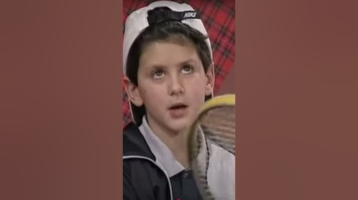 Novak Djokovic interview at the age of seven