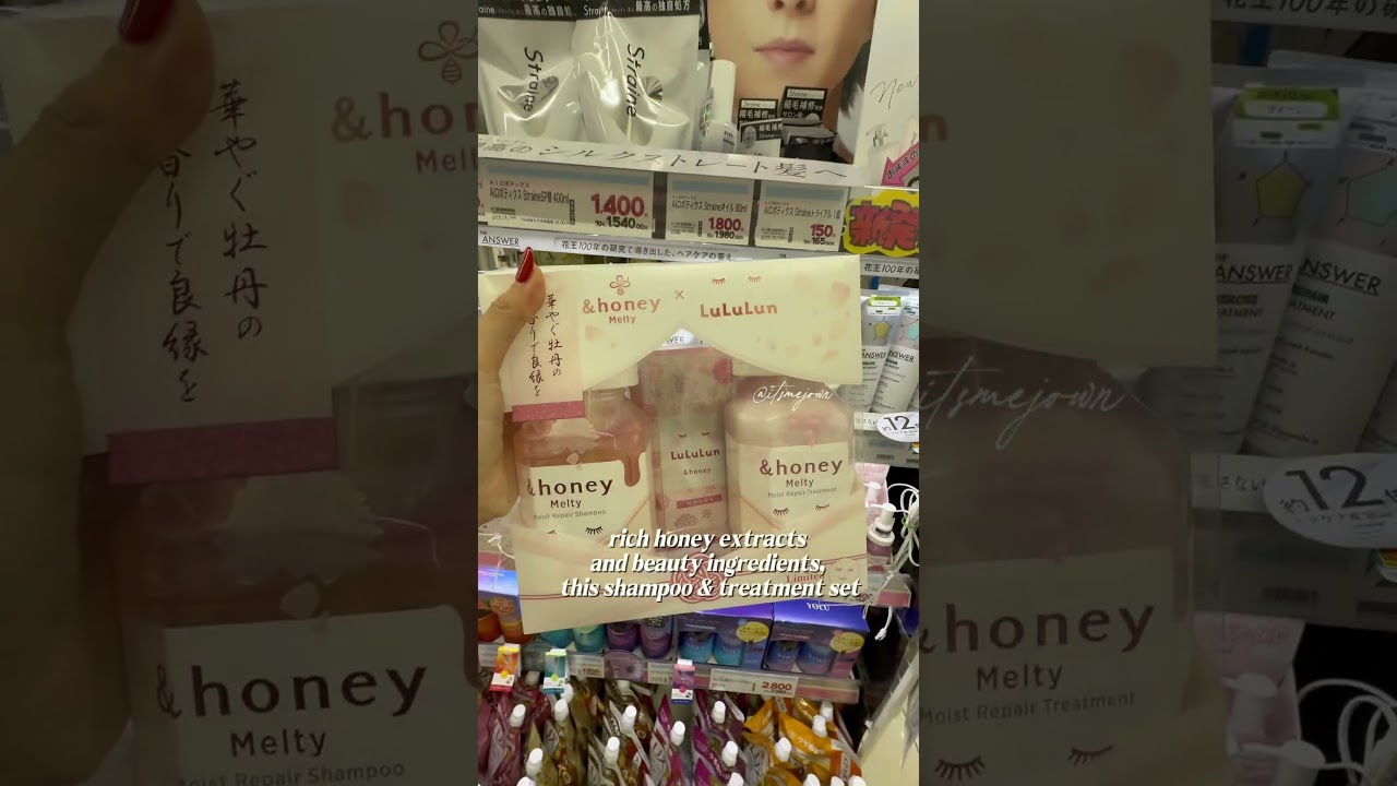 Sweet Care for Your Hair 🍯✨ | Honey × Lululun Japan 