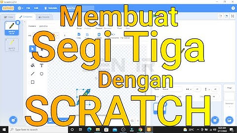 membuat segitiga dengan scratch
