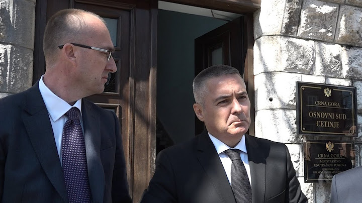 RTV Cetinje - Nastavljeno suđenje Veselinu Veljoviću