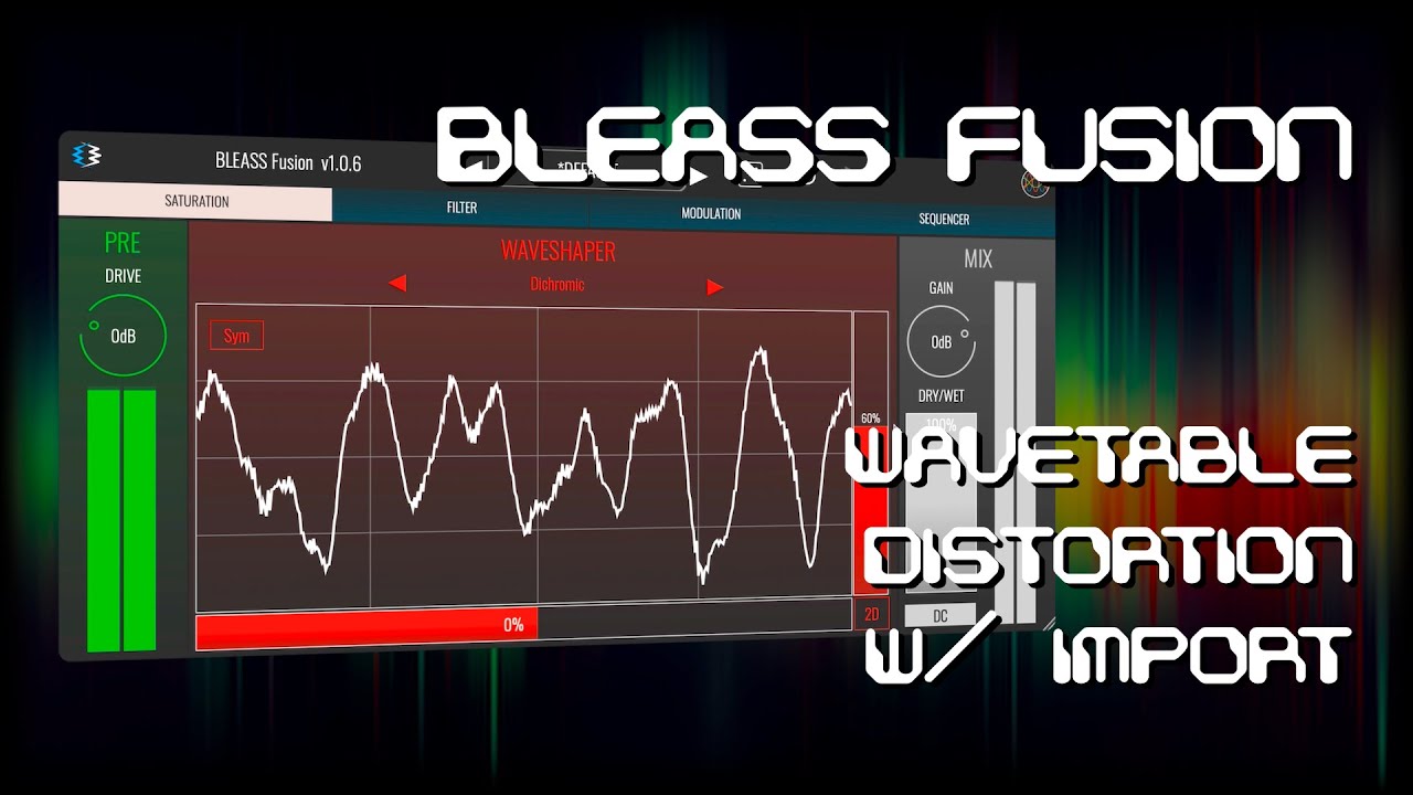 BLEASS Fusion is a wavetable distortion