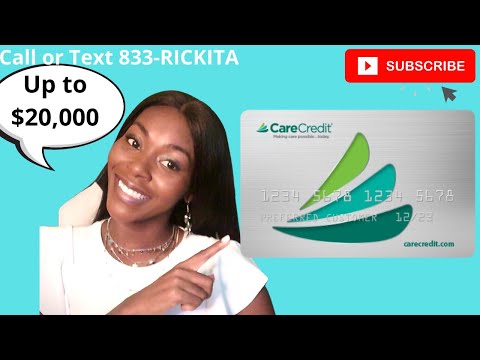 $10,000 Care Credit Card Approval - Pre-qualify With No Hard Inquiry - Minimum 620 Score | Rickita