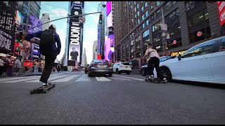 Longboarding NYC with Santiago and Bryce