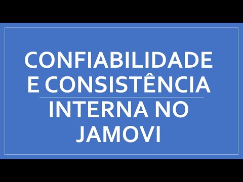 Vídeo: O que é confiabilidade de consistência interna em pesquisa?