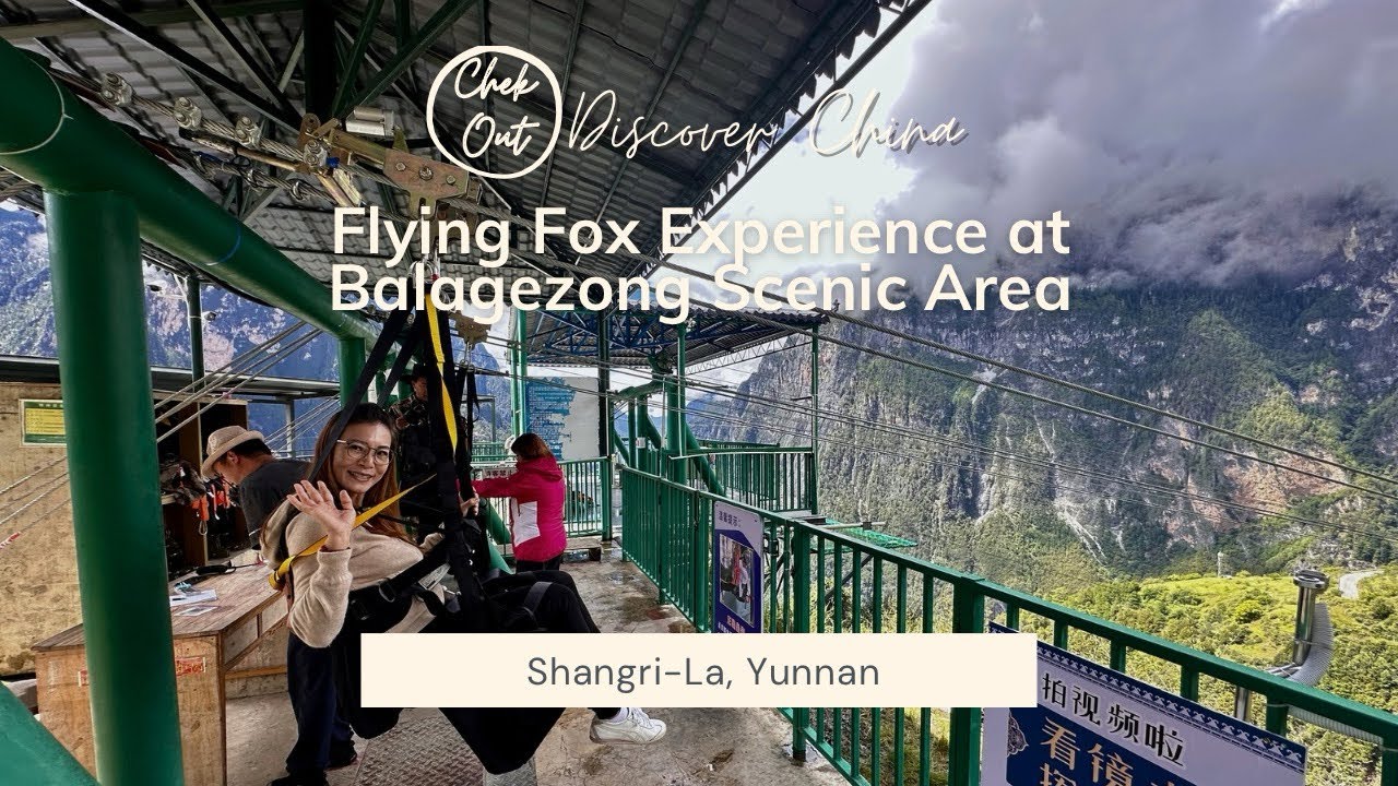 Flying Fox Experience at Balagezong, Shangri-La, Yunnan, China - YouTube