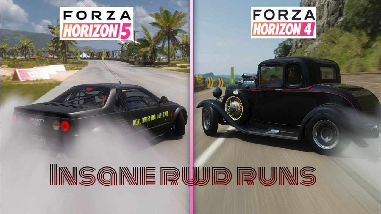 Enourmous RWD Runs on Forza Horizon’s Two Biggest Point Drifting Tracks | Forza Horizon 4/5 