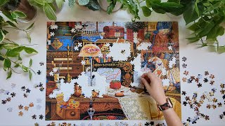 Maggie The Messmaker | The Cats of Charles Wysocki | Buffalo Games 1000 Piece Jigsaw Time Lapse