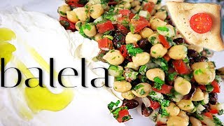 Balela | Bean Salad | Health Fresh Lunch Sides | Middle Eastern Recipes