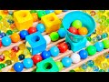 Great loser Marble Run Reverse Race ASMR #marblerun #rollercoaster #stisfying