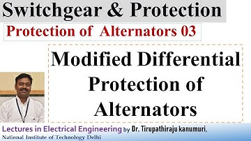 SGP413 Modified Differential Protection of Alternators