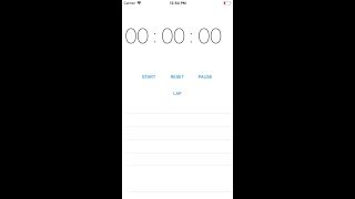 How to make a stopwatch app 2
