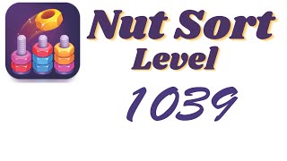 Nut Sort Level 1039 Walkthrough | Nuts — Color Sort 1039 solution
