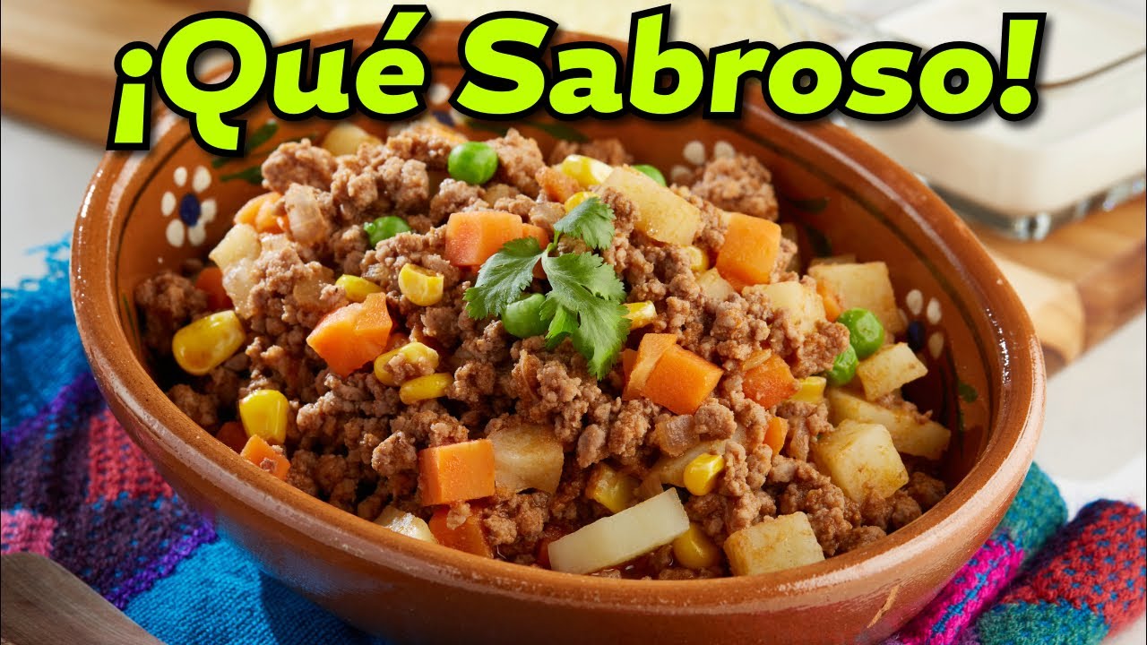 Vamos a Cocinar un Sabroso PICADILLO