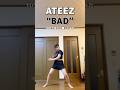 ATEEZ新曲「BAD」が来た💥10分で覚えて踊った‼︎大好き大好き🫶ラブカムバ‼️#ダイエット #kpop #dance #踊ってみた #垢抜け #ateez #bad #challenge