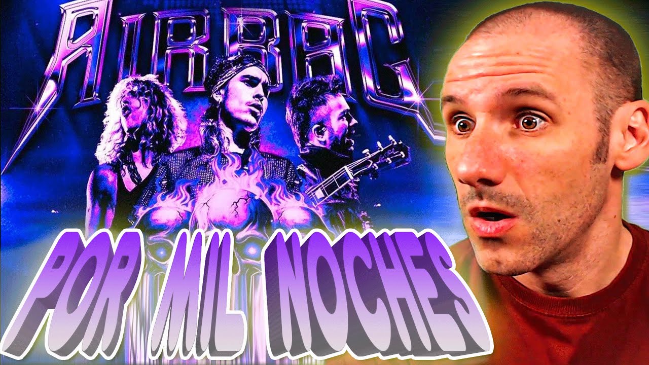 Airbag - Por Mil Noches (en vivo) | ¡Primera vez escuchándolos y me sorprendieron!