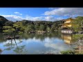 Visiting japan golden pavilion in kyoto