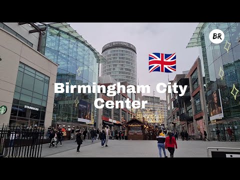 Birmingham City Centre Walk 🇬🇧  Bullring & Grand Central | City Tour UK Travel 2021