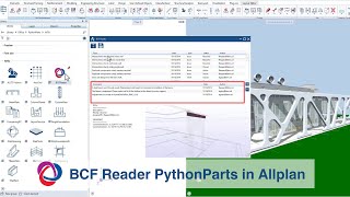Famous BCF Reader PythonParts in Allplan CAD Software | Developed by ALLTO Wealth