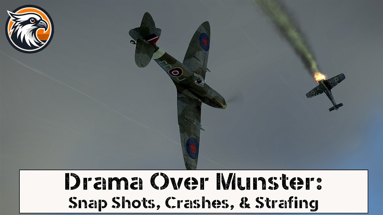 Drama Over Munster Airfield: Snap Shots, Crashes, Strafing...