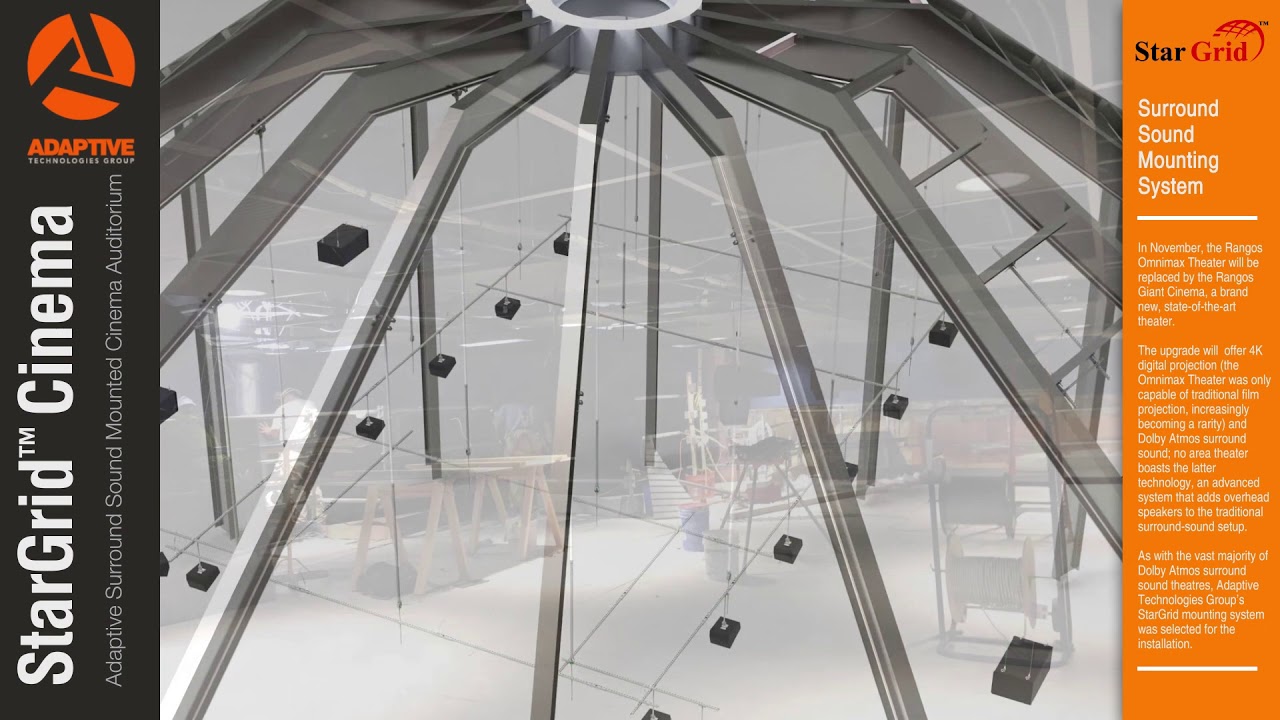 Immersive Cinema Surround Sound Mounting Installation - StarGrid™