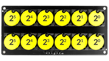 How to Read Binary Time - Flip-disc Binary Clock