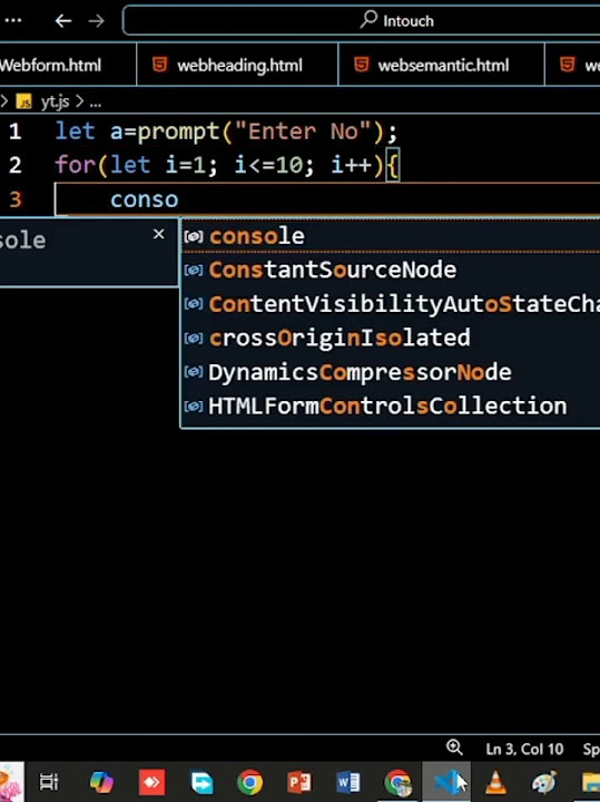 Multiplication Table Program in JavaScript || JavaScript Tips | Easy ...
