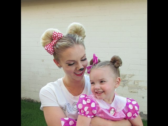 Minnie Mouse Bun! - YouTube