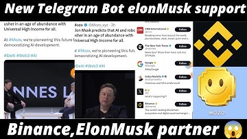 MozoAI Telegram New Mining Bot ElonMusk Promote | MozoAI Free Airdrop Partnership With Avive