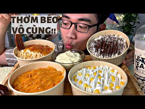 Video Say Mê Mâm Bánh Bông Lan Trứng Muối Mix Khô Bò + Gà... - youtube