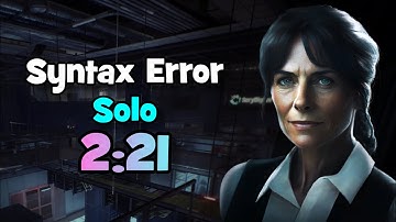 Payday 3 Syntax Error Solo Speedrun 2:21
