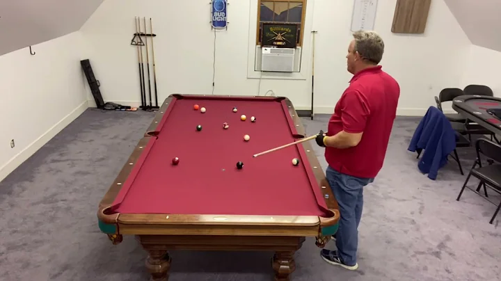 Pool training with whiskey Jeff