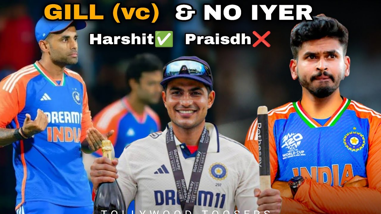 Asia cup Squad Announced | No Shreyas Iyer | GILL | SKY | India | Tollywood Tossers | 